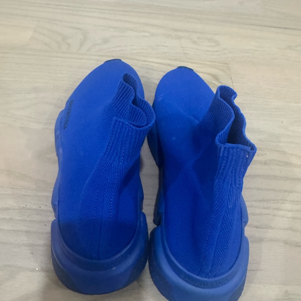 Balenciaga Vibrant Blue Sock Sneakers - Picture 4 of 5